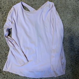 Lululemon size 8 pink long sleeve